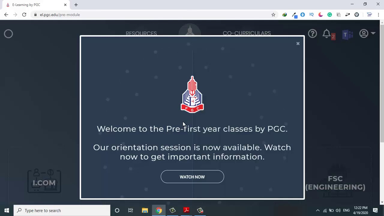 Pre First Year Classes | pgc online classes 1st year | FREE Pre 1st Year Online Classes