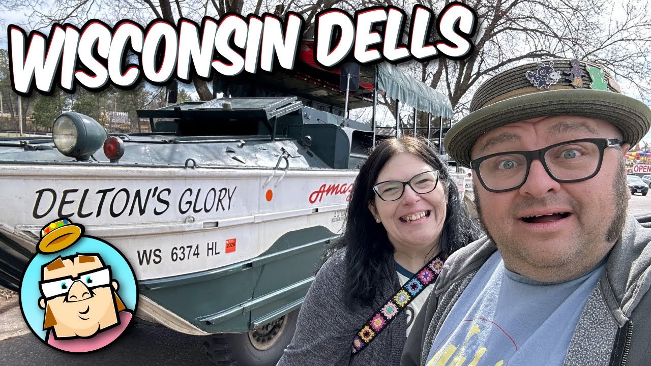 Food Delivered by Train at Buffalo Phil's - Riding the Ducks - Amazing Day in Wisconsin Dells, WI