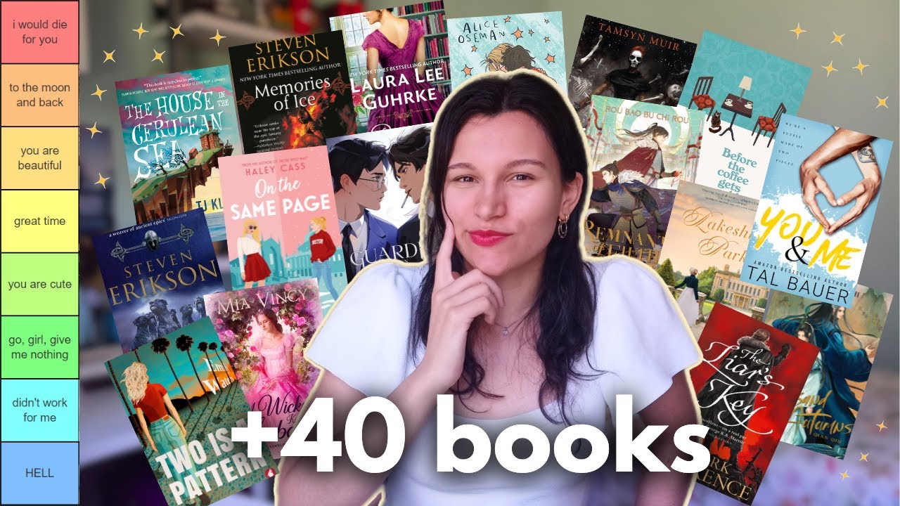 ranking every single book i've read so far this year!