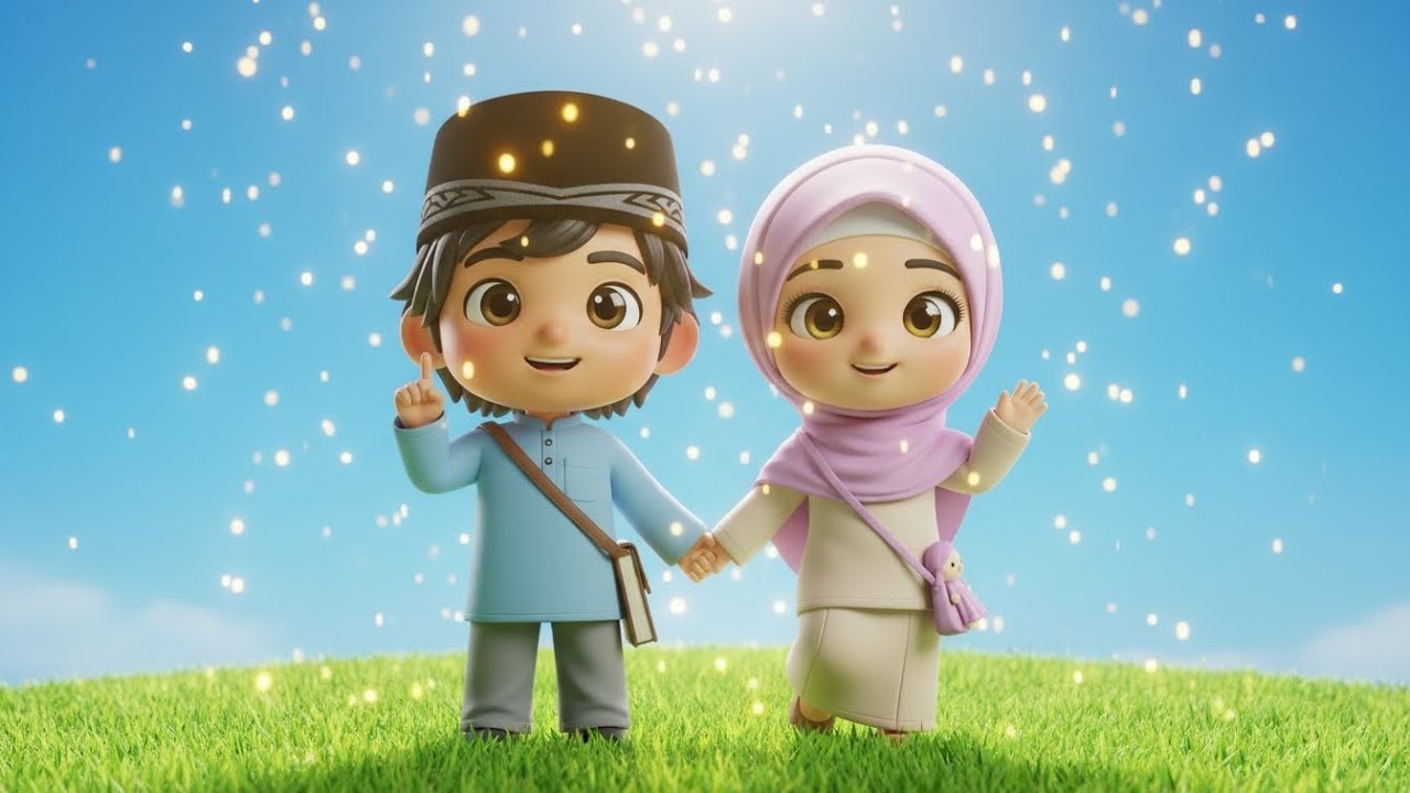 Animasi anak islami bulan ramadhan yusuf dan fatimah#kartun #matalentera #animasi #animasi3d 