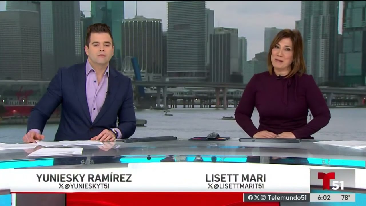 WSCV | Noticiero Telemundo 51 a las 6pm - Apertura y Cierre - Febrero 28, 2026