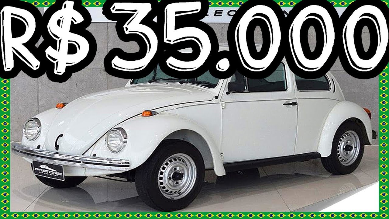 R$ 35.000 PASTORE Volkswagen Fusca 1600 1986 Branco Star aro 15 MT4 RWD 1.6 Boxer-4 57 cv 11,8 kgfm