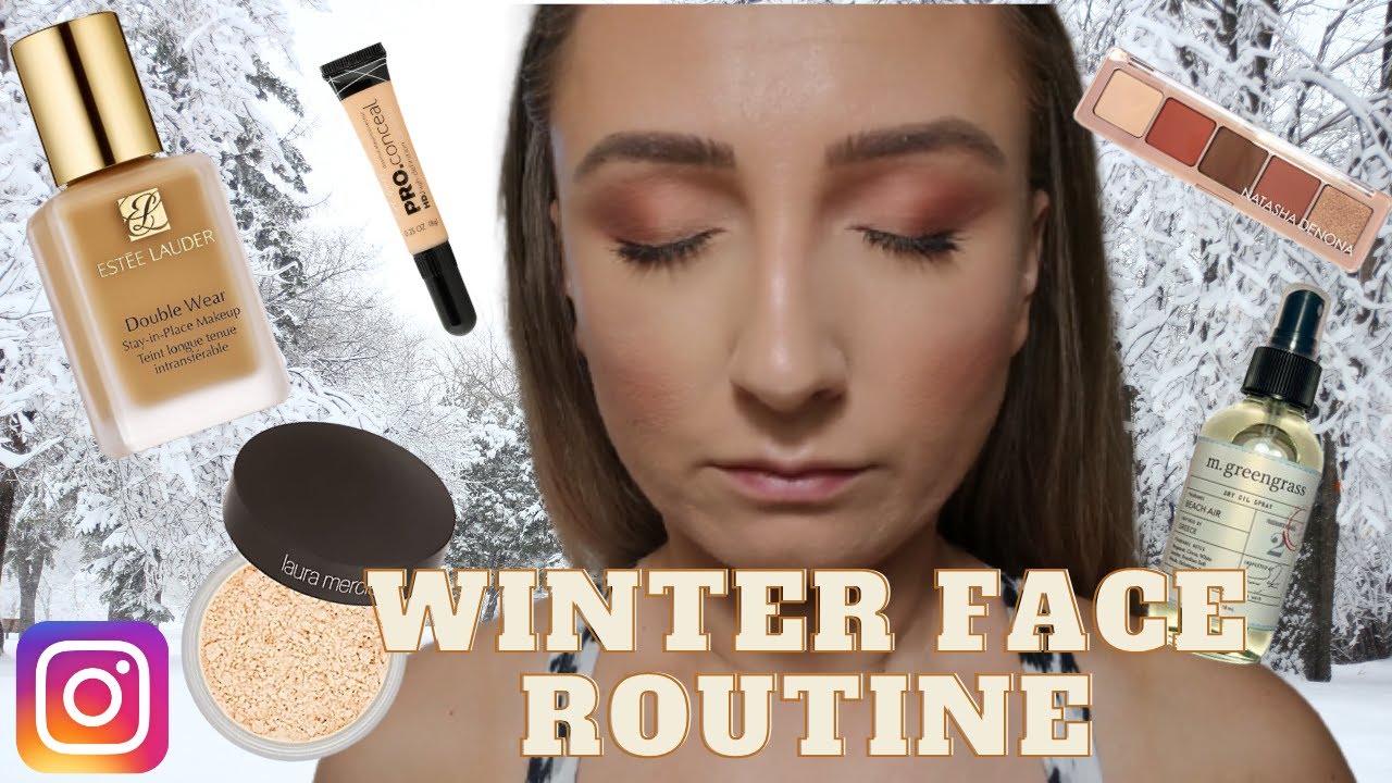 WINTER FACE ROUTINE | Easy Minimal Dewy Daytime Look in Minutes | January 2021