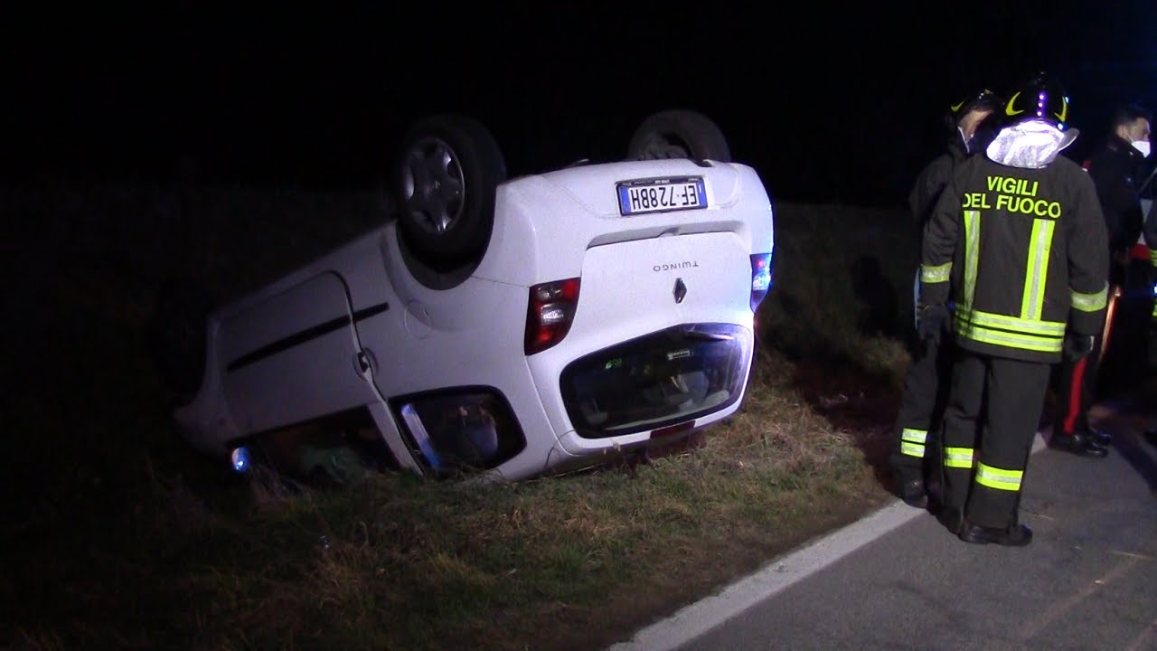 [RIBALTAMENTO AUTO] PARTENZA POLISOCCORSO+APS VVF LOMAZZO+CRI CERMENATE IN SIRENA + VOL. DEL LARIO