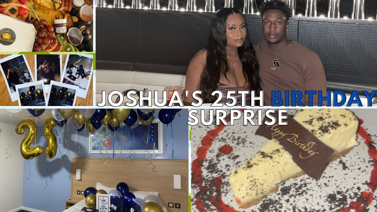 MY BOYFRIEND’S 25TH BIRTHDAY SURPRISE | 5 SENSES GIFT | PAINT-BALLING ARCADE AND MORE… | JOSH & JOY