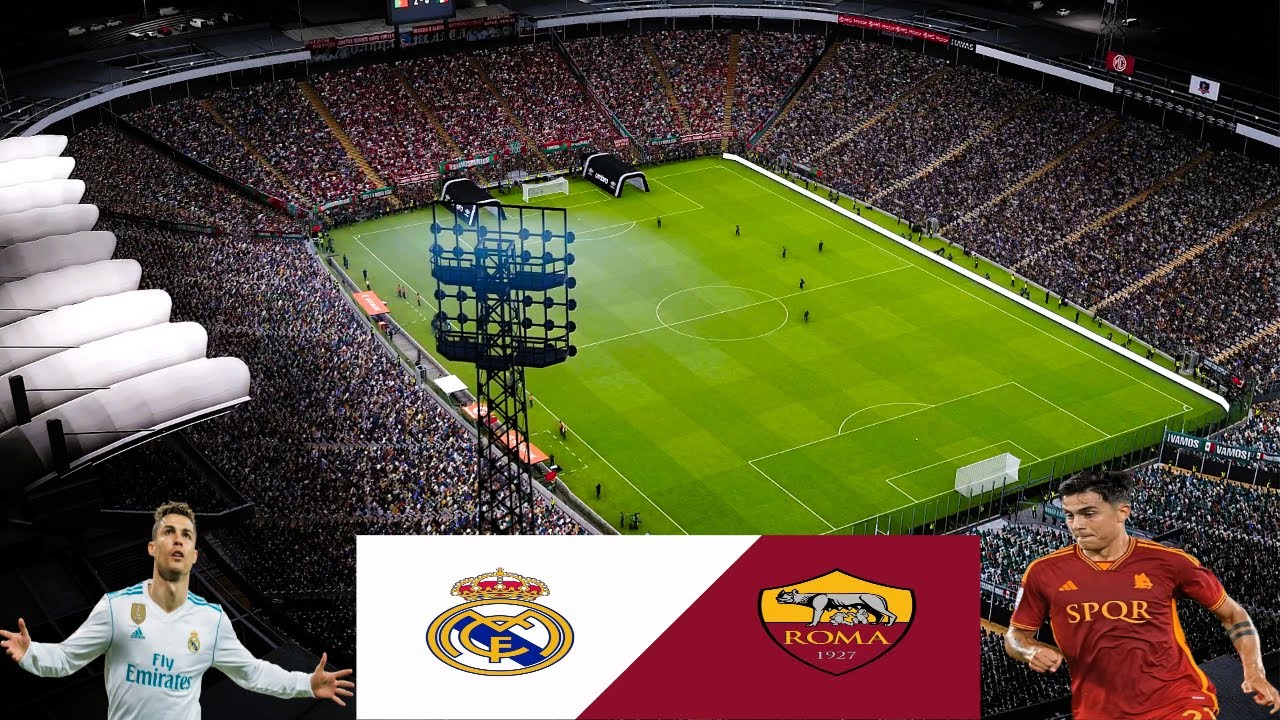 Cristiano Ronaldo Returns to Real Madrid?! vs AS Roma | Full Match 👑☠️