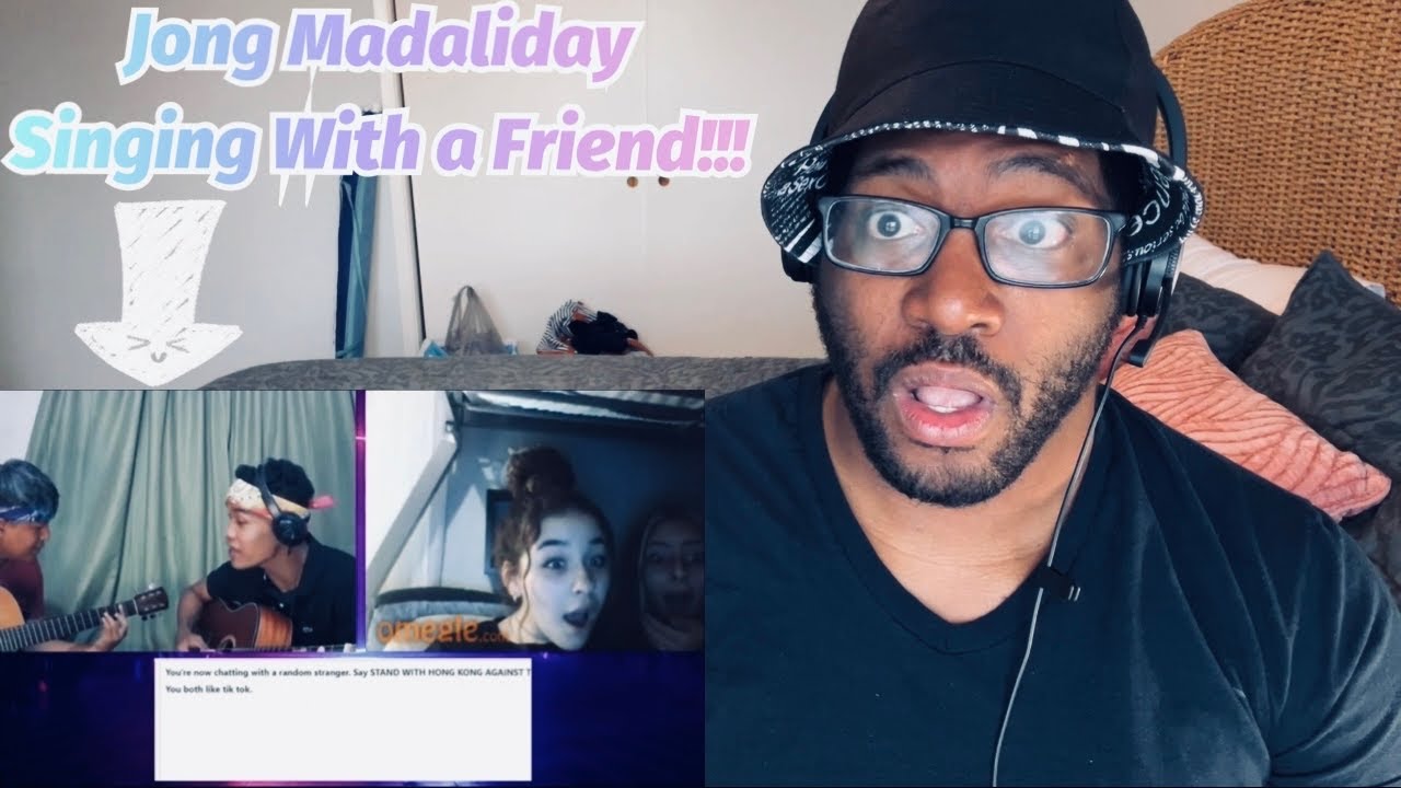 Jong Madaliday singing to strangers on omegle pt21. (were just a strangers) REACTION!!!!