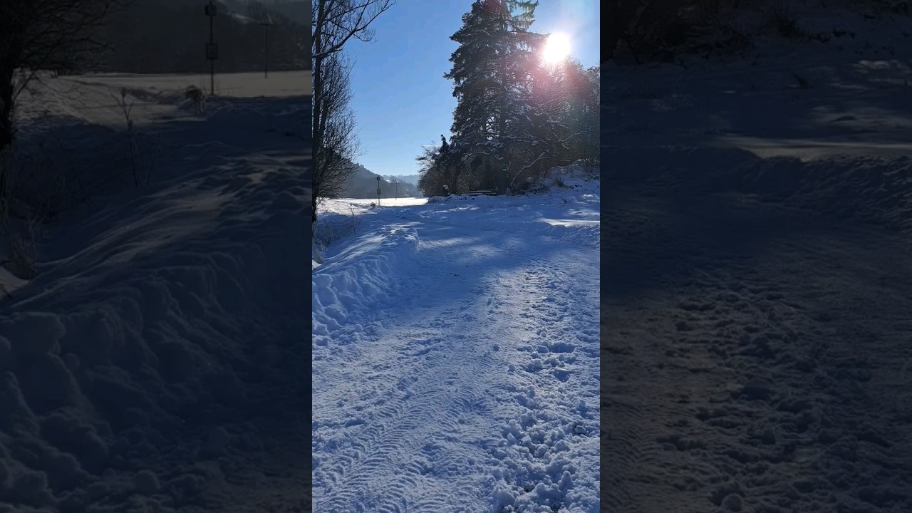 Winter in Steinperf. Der letzte Sonnenschneetag im Januar. #germany #hiking #hessen #steffenberg