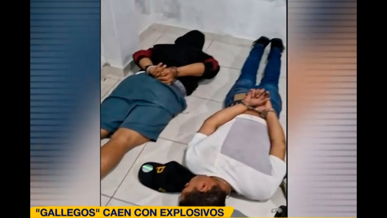 Caen 'los gallegos': Criminales venezolanos son capturados con explosivos