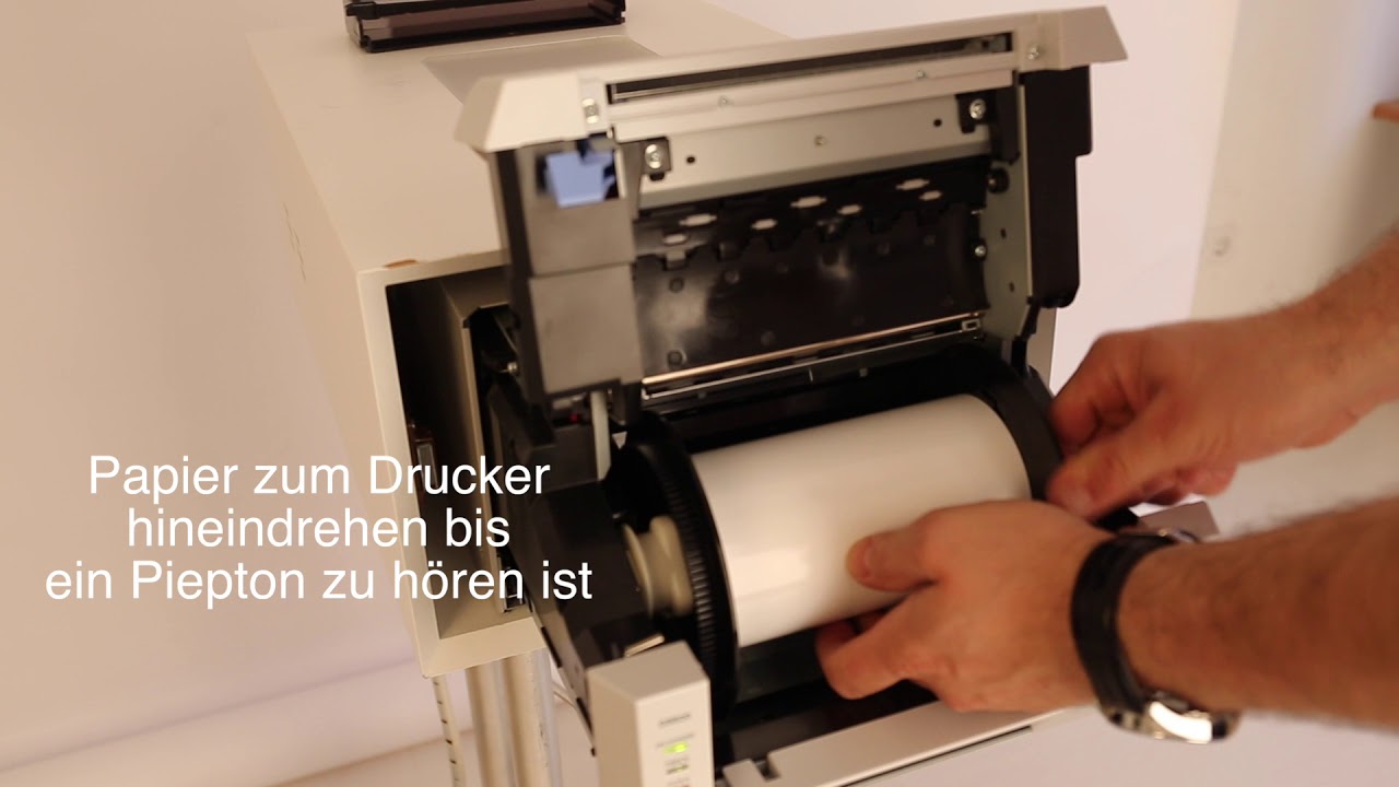 Druckerpapier wechseln DNP620