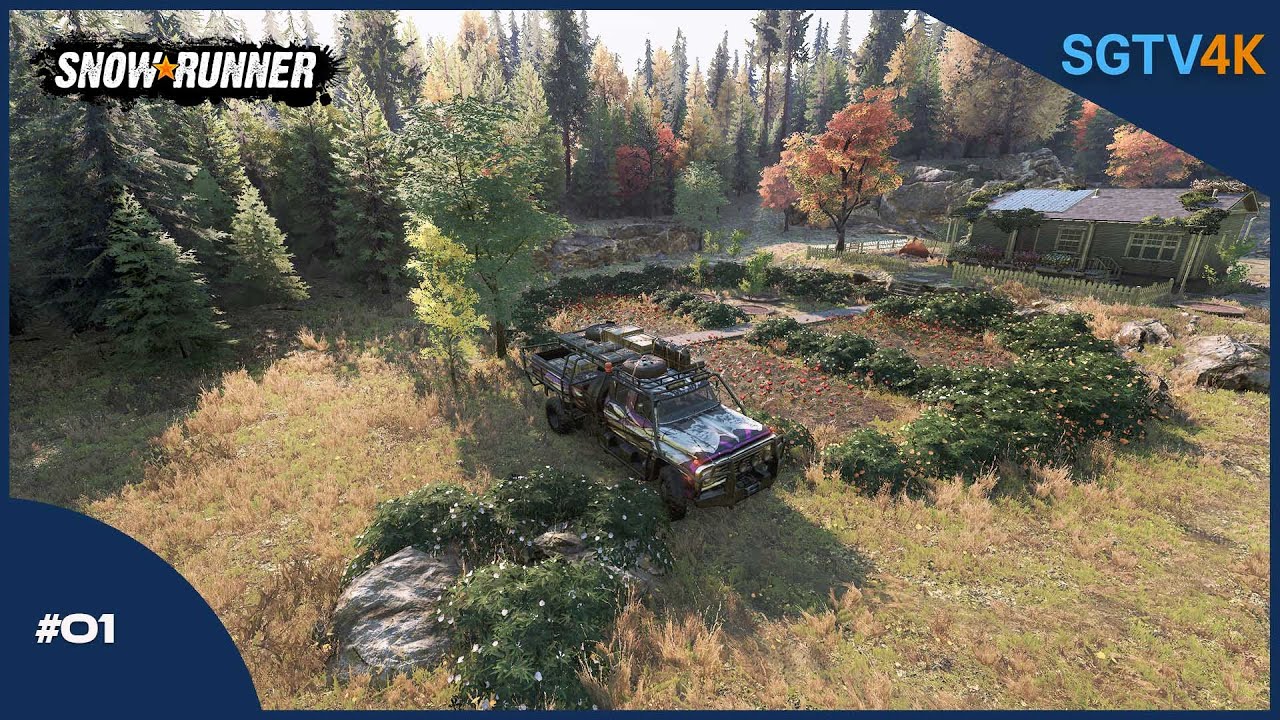 👀🚍🚛 D&eacute;couverte De La Phase 16 (PTS) #01 - Washington, USA - Snow Runner🚚🚘