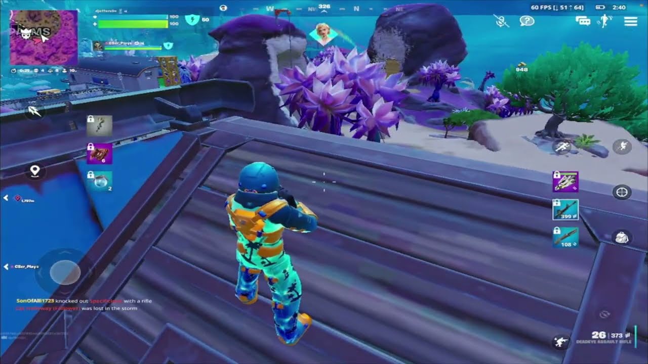 Fortnite on iPad A16 (Chapter 7 Season 1) #476