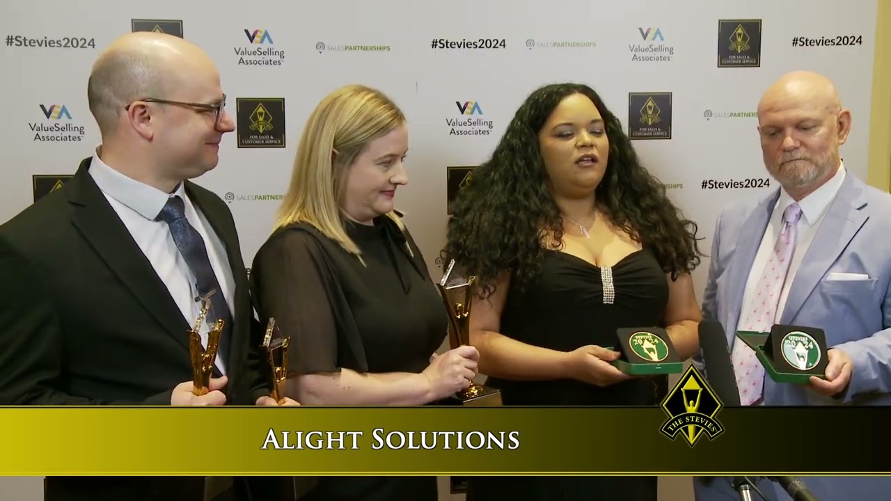 Alight Solutions wins in the 2024 Stevie&reg; Awards for Sales & Customer Service