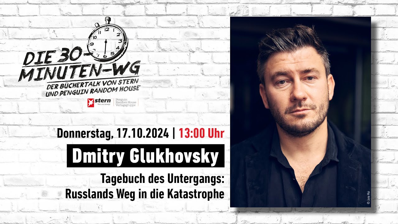 Russlands Weg in die Katastrophe | Dmitry Glukhovsky | 30-Minuten-WG | Frankfurter Buchmesse 2024