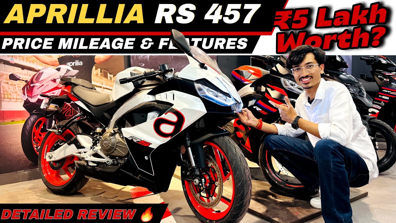 2026 Aprillia RS 457 Full Detailed Review | Walkaround Price Features and Mileage | Aprillia RS 457 