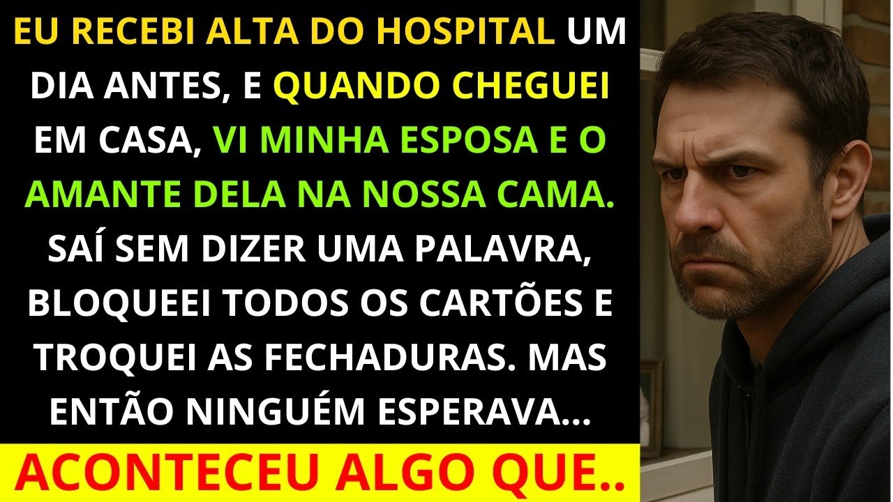 Recebi alta do hospital e achei que o pior já tinha passado até abrir a porta do nosso quarto 1
