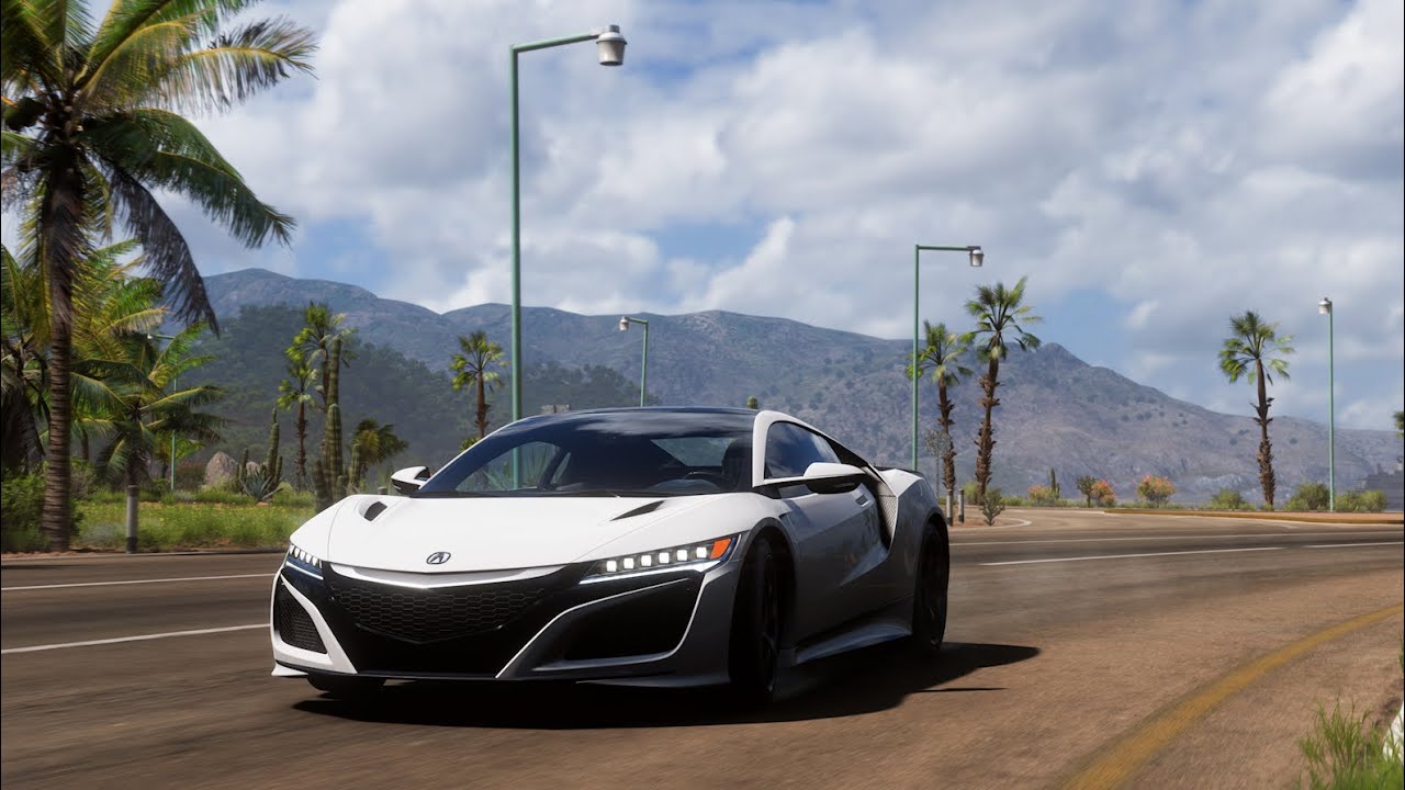 573 BHP ACURA NSX (3.5L Twin-Turbocharged Hybrid V6) Logitech G920 | FH5