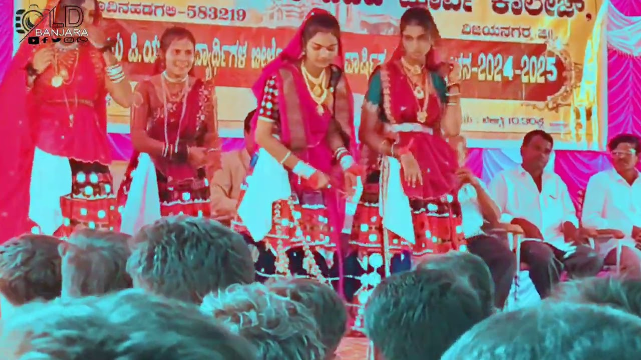 Banjara remix song // Banjara mahileyara dance // g p g college huvina hadagali // LD BANJARA ssbm..