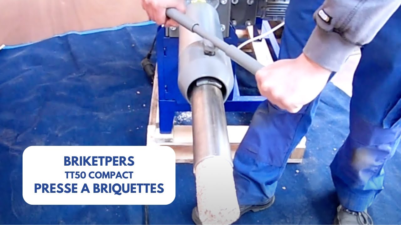 Briketpers / presse à briquettes Gröbe TT50 Compact