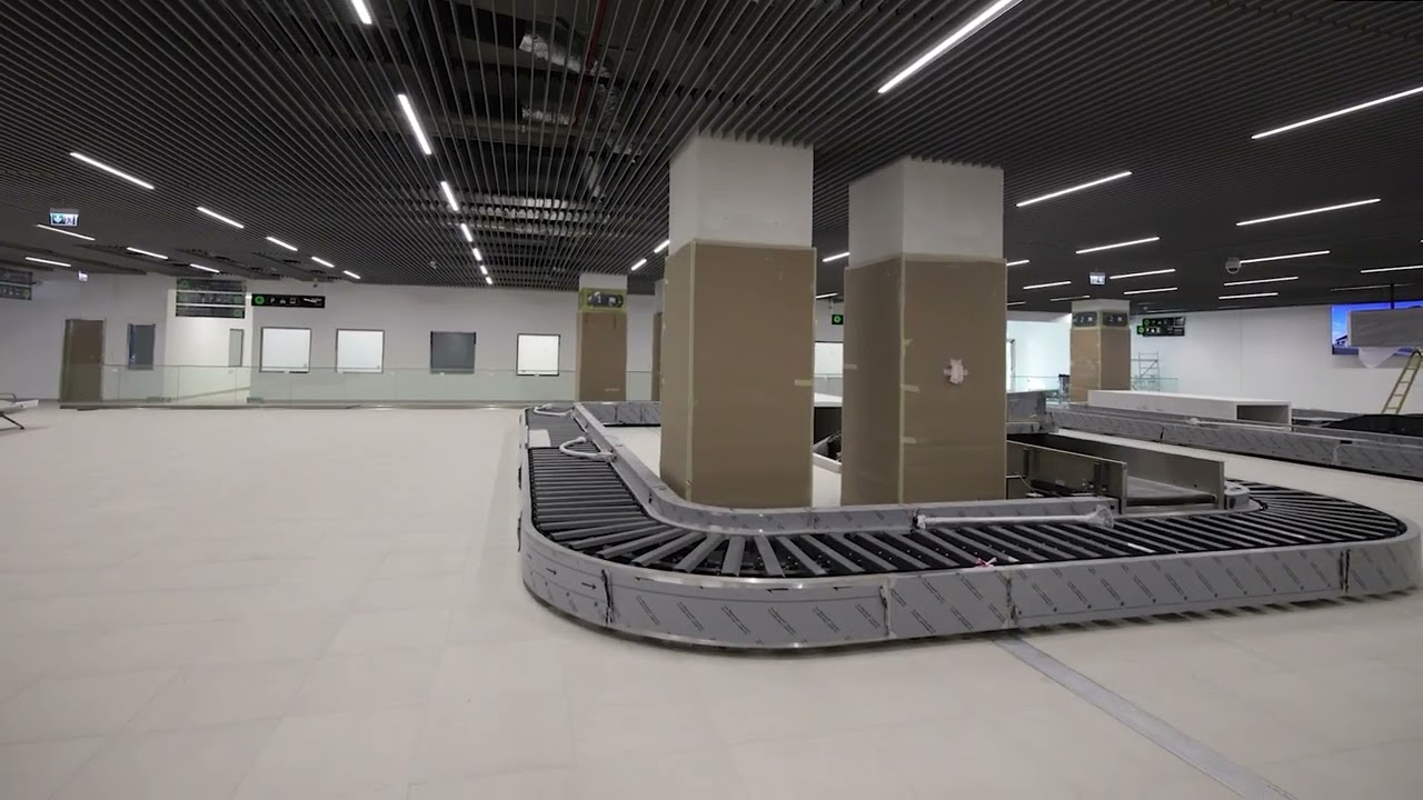 Evoluția lucrărilor la Terminalul T4 al Aeroportului Iași [timelapse]