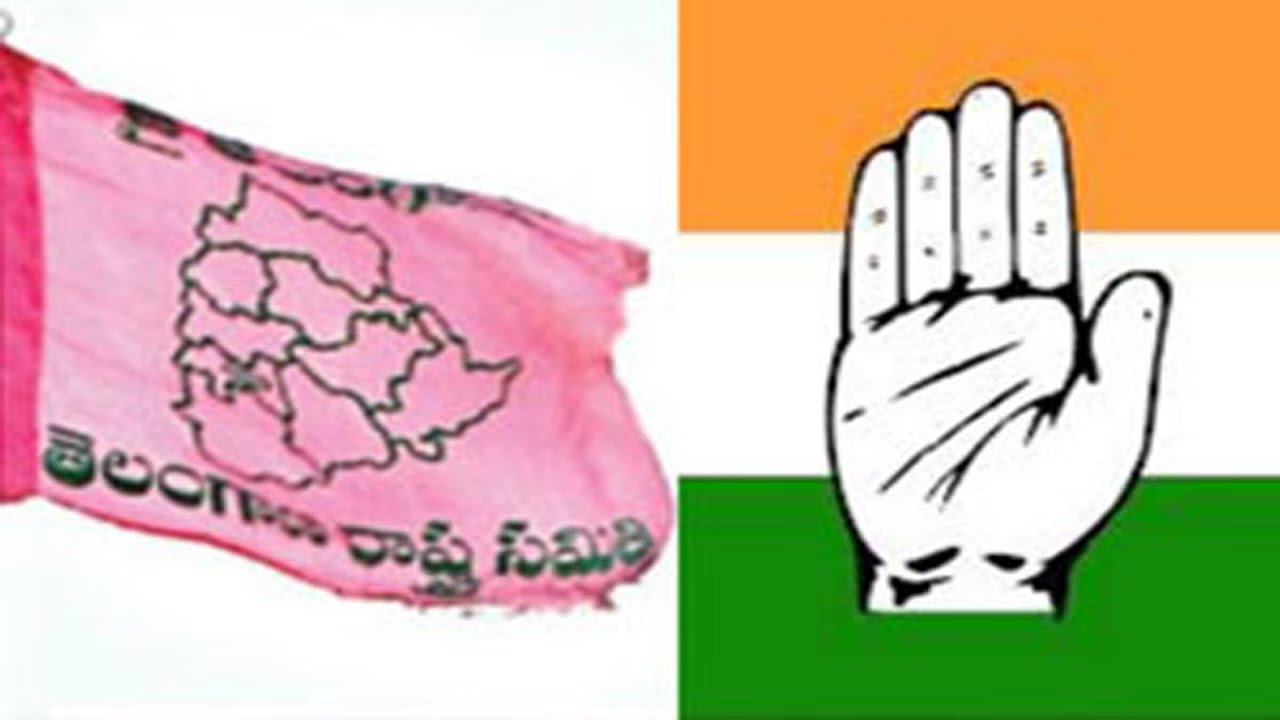 TRS and Congress Parties Campaign Bash For Paleru By Election