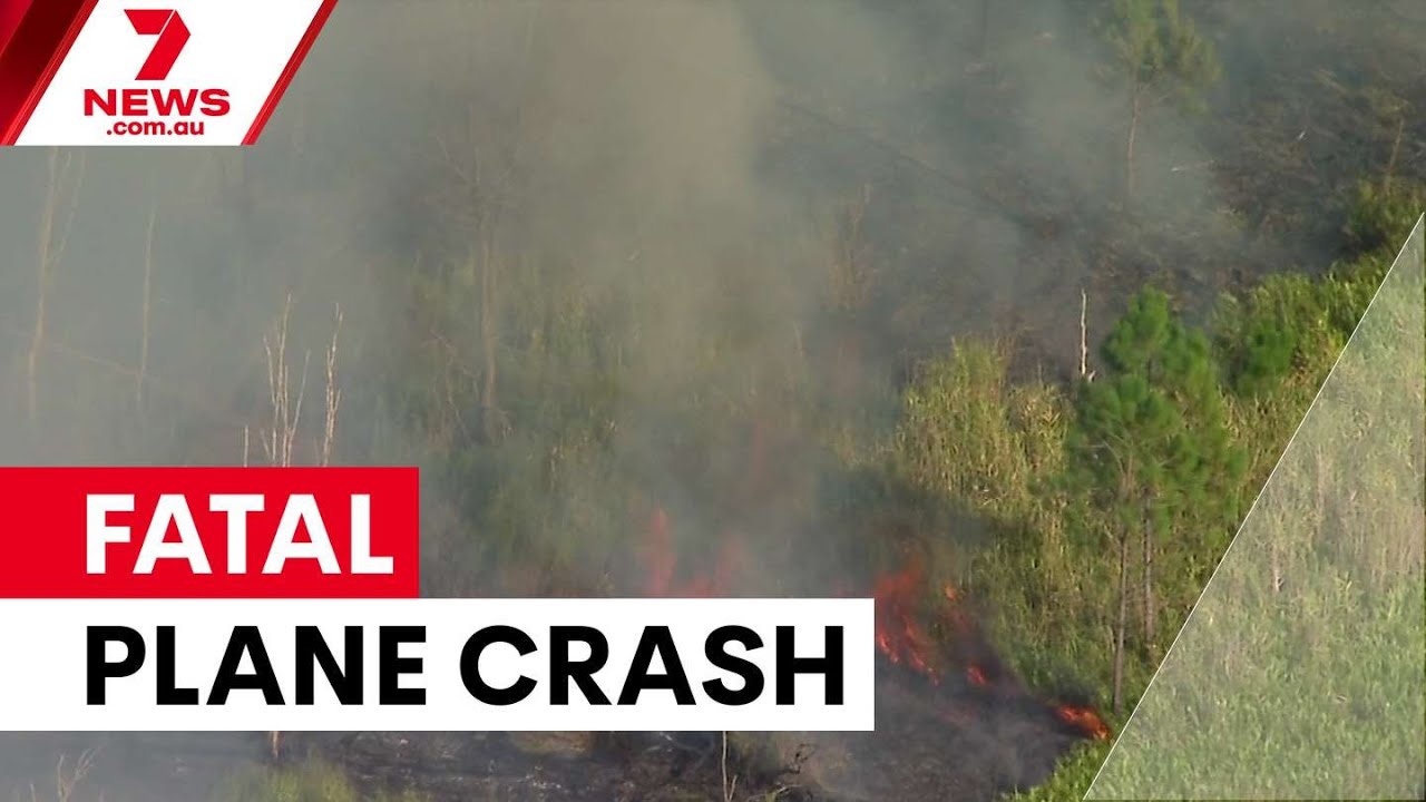 Two killed in fiery plane crash at Jacobs Well | 7NEWS