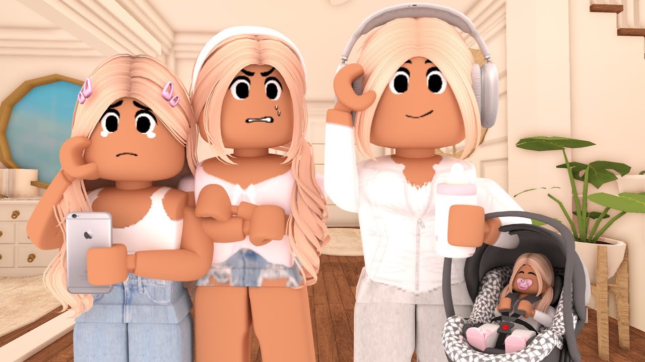 Adopting a baby girl *WILL THE GIRLS LIKE HER* Bloxburg roleplay *WITH VOICES*