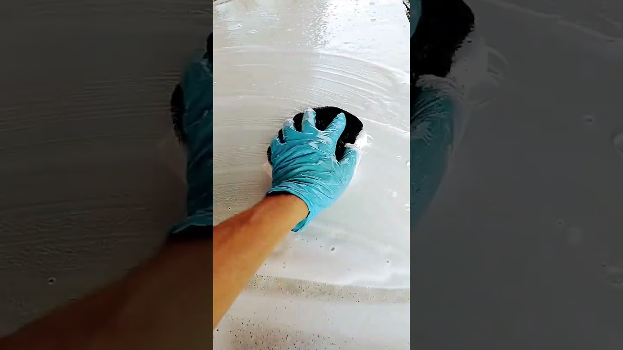How to remove tiny rust specs from your white paint! Iron Decon|Houston #detailing