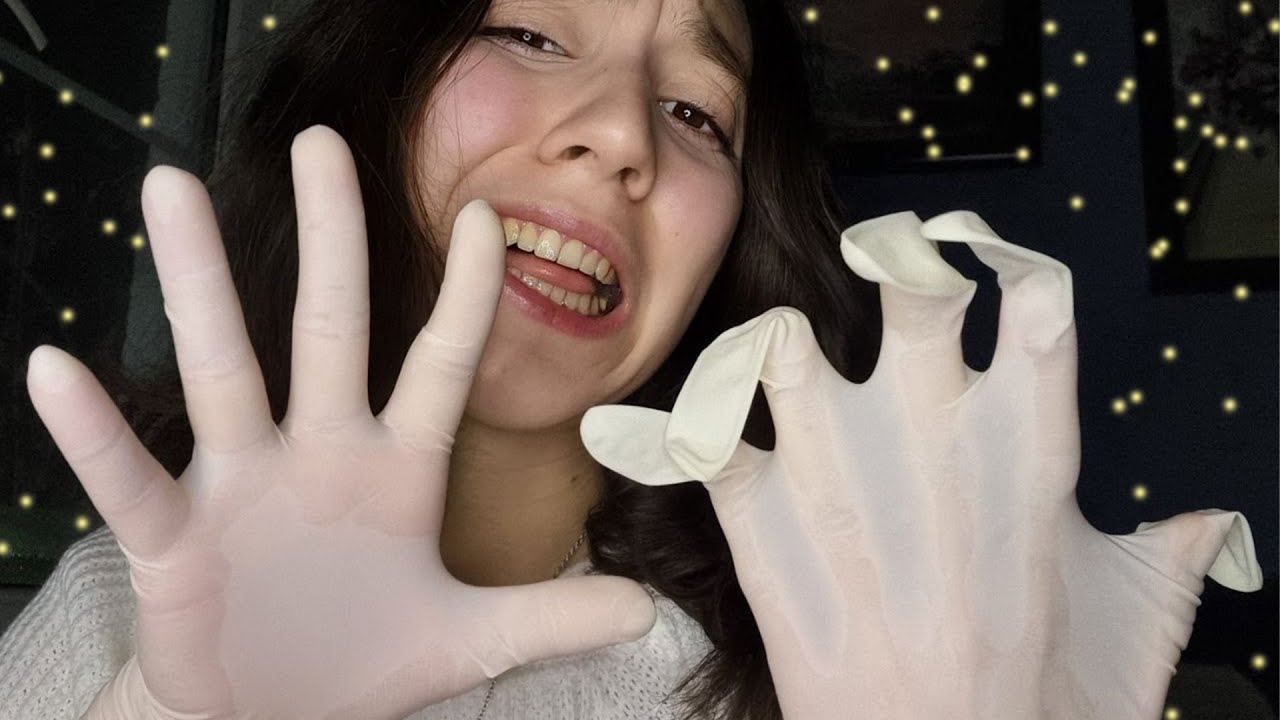 ASMR🤍👐 latex surgical gloves sounds. Operation deep sleep (No Talking) // АСМР латексных перчаток