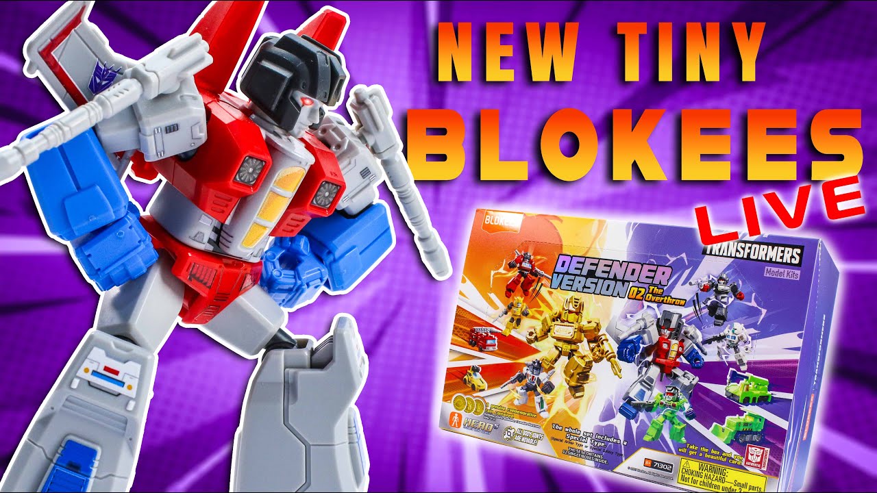 MORE DEFENDER TRANSFORMERS! Blokees Galaxy Version Defender: 2 The Overthrow LIVE BUILD