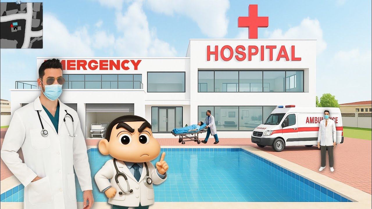 🎯 Franklin Become Doctor And Open New Hospital💥🤯 In Indian Theft Auto Simulator !