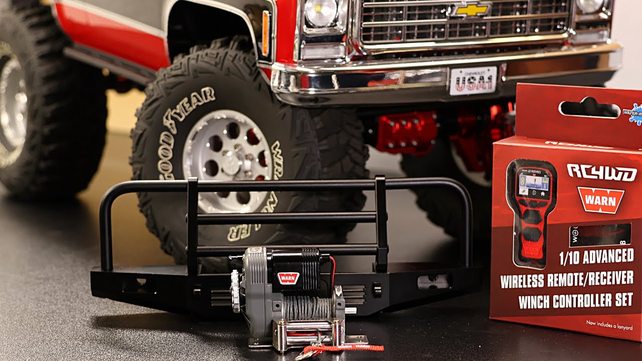 Traxxas TRX-4 Warn Winch Installation | Advanced Wireless Remote | K5 Blazer TRX 4 RC