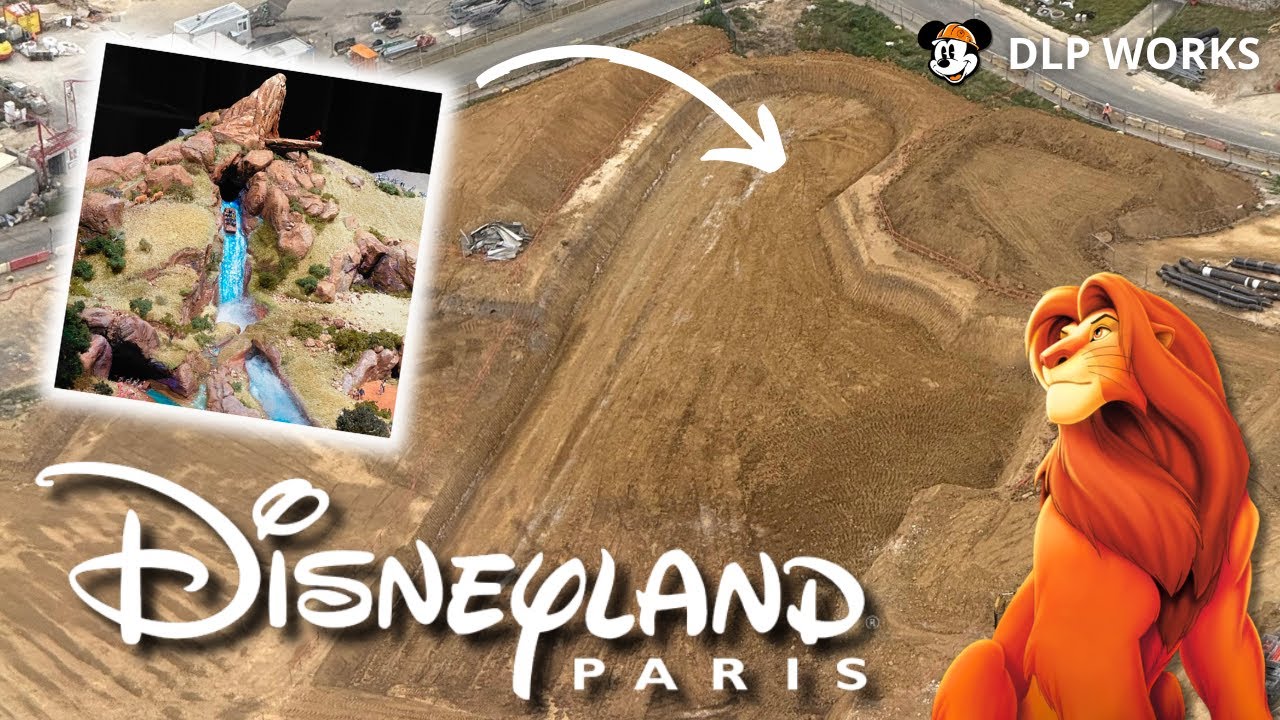 DÉBUT DES TRAVAUX POUR LA ZONE ROI LION À DISNEYLAND PARIS 🚧