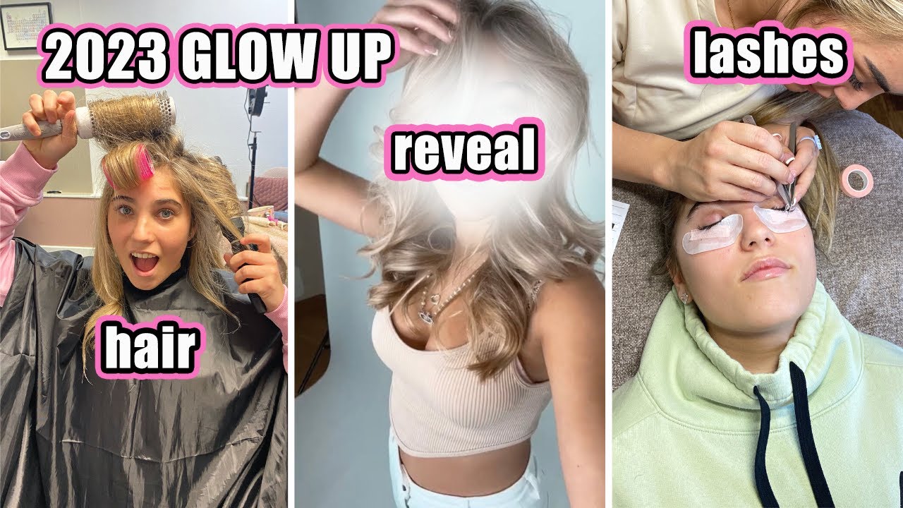 My 2023 beauty Glow Up, Hair, Nails & Lashes! | Rosie McClelland