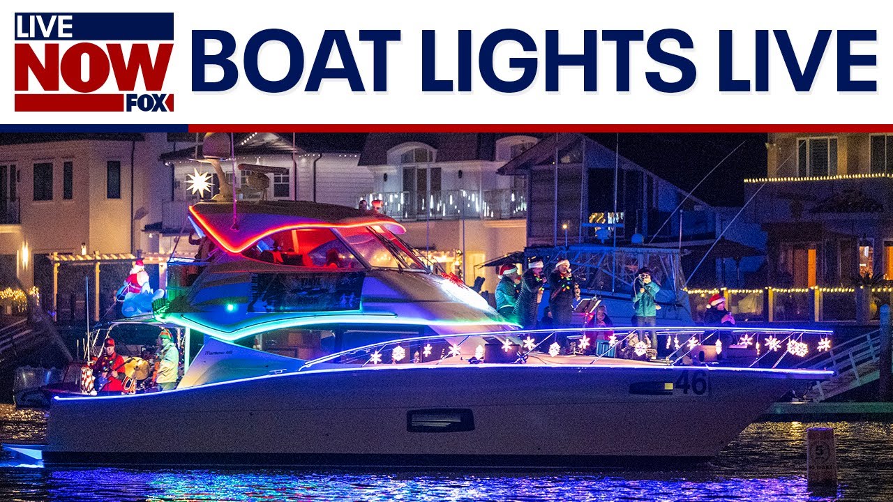WATCH: Christmas Lights -- Tampa Riverwalk Holiday Lighted Boat Parade