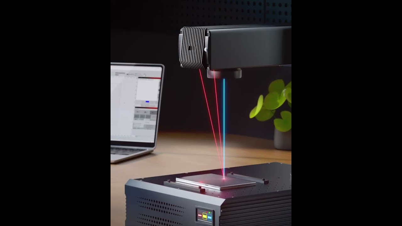 🚀 Pr&auml;zise Gravuren in Sekundenschnelle! 🔥Monport GA Verbesserte 30W Integrierte Faser Lasergravierer