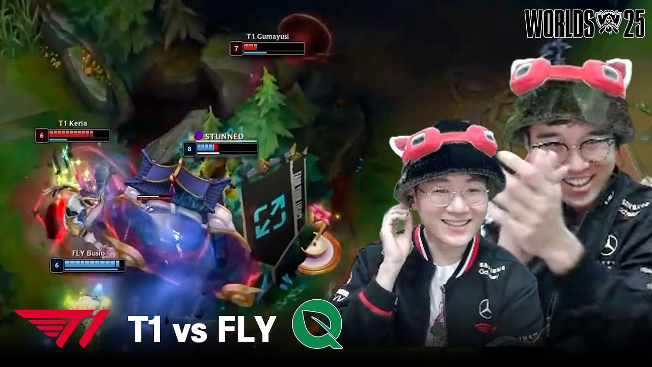 T1 상대로 바드를 풀면 안 되는 이유 | T1 vs FLY | Swiss stage Day1 | 2025 Worlds