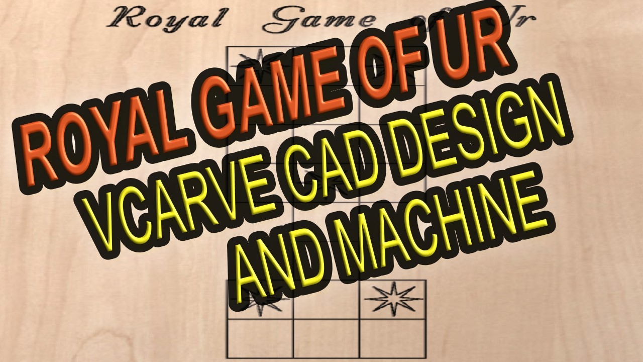 CNC ROUTER MAKE AN EASY LOW COST GIFT | ROYAL GAME OF UR