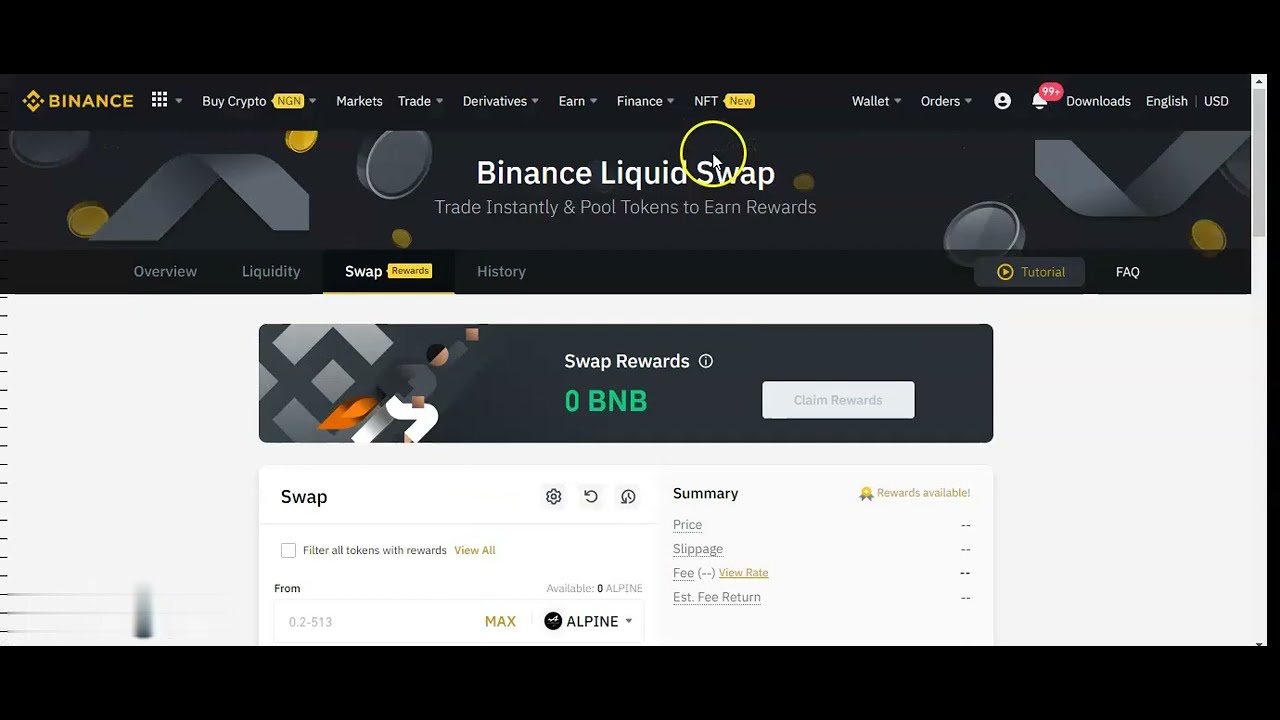 Buying crypto made simple with Swap Farming. #Binance #Swapfarming