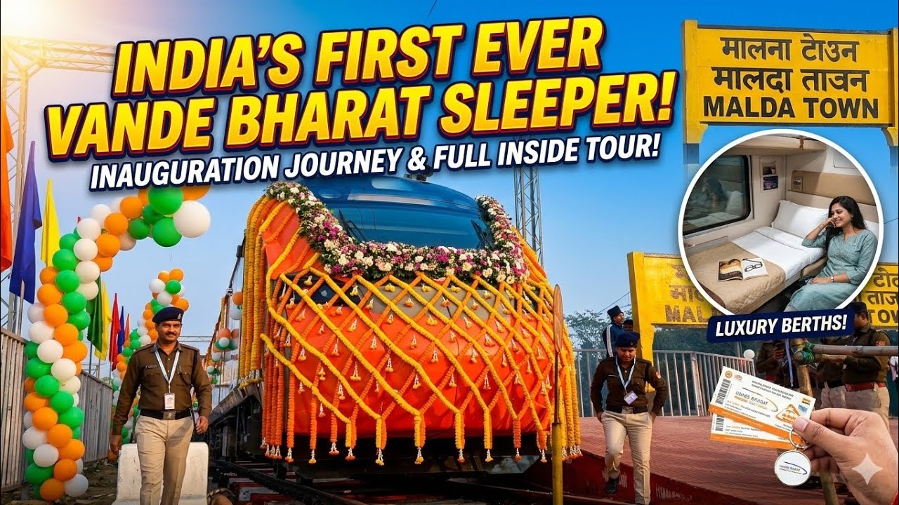  I Rode India’s First Vande Bharat Sleeper! 🇮🇳 