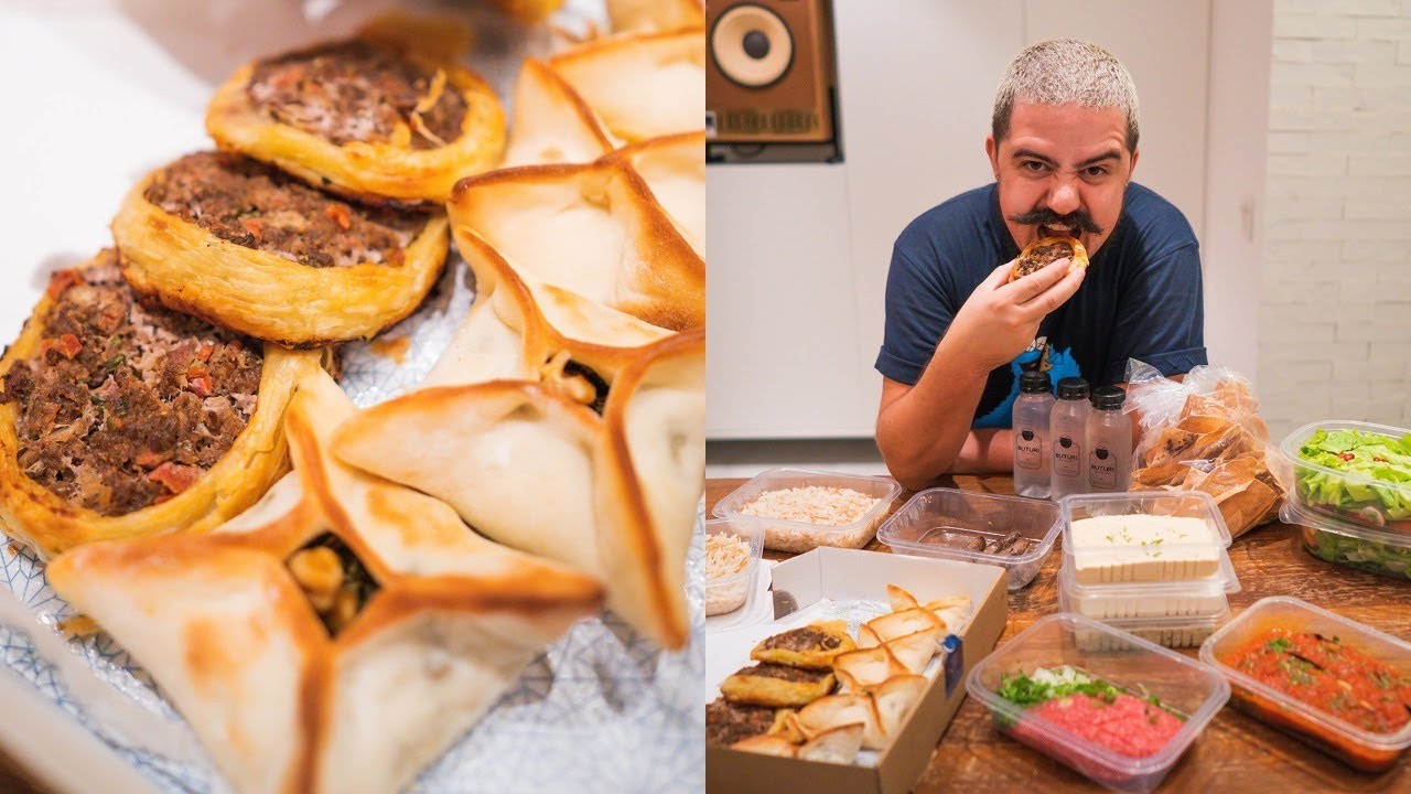 COMIDA &Aacute;RABE EM CASA, EXPERIMENTANDO DELIVERY