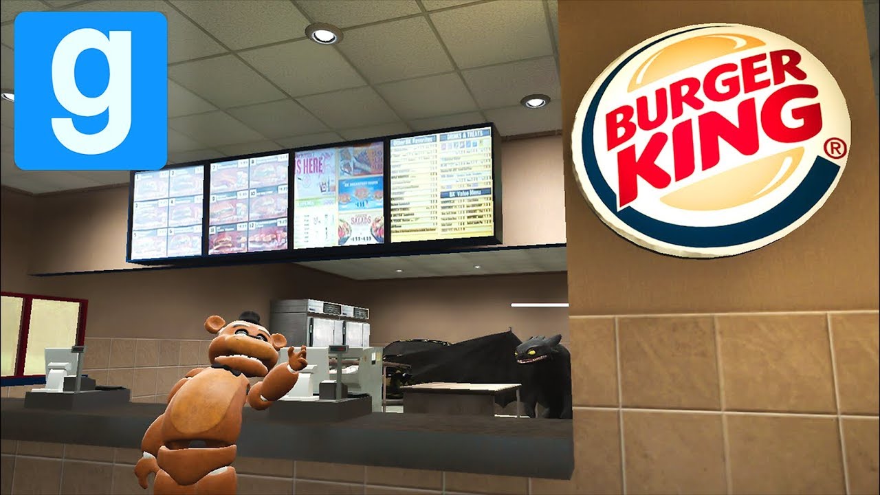 Garry's Mod - BURGER KING MAP