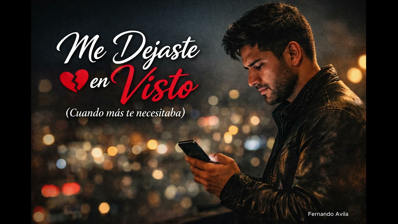 Me Dejaste en Visto 💔 | Bachata Romántica (Cuando Más Te Necesitaba)
