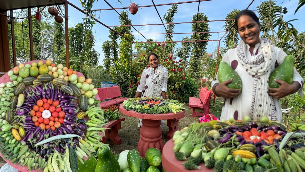 This time the vegetables on our farm are on a different level…….