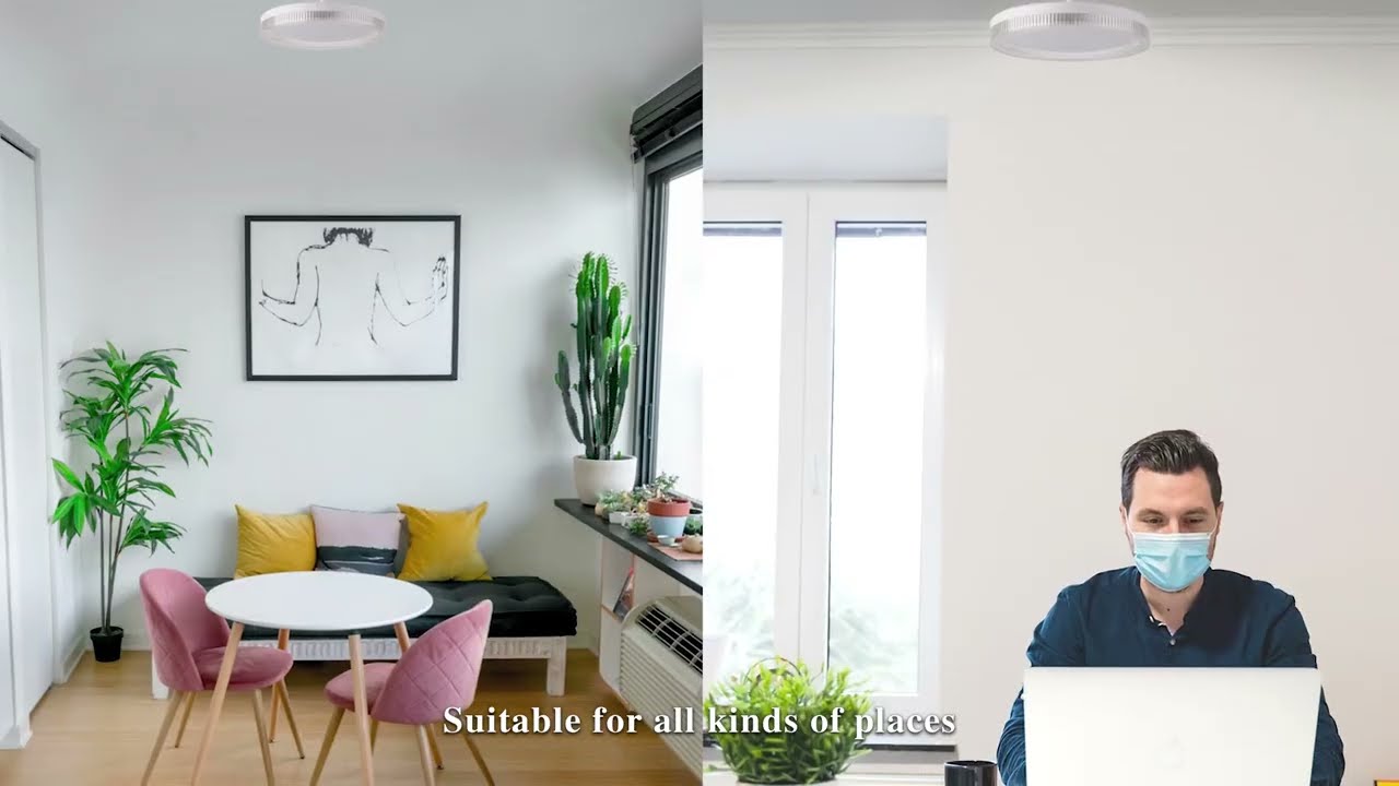 LED Rotating UFO Light