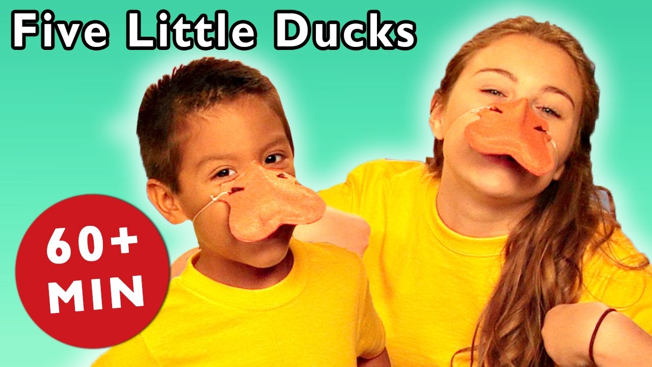 Five Little Ducks and More | Animal Hide and Seek Game | Mother Goose Club Songs for Children