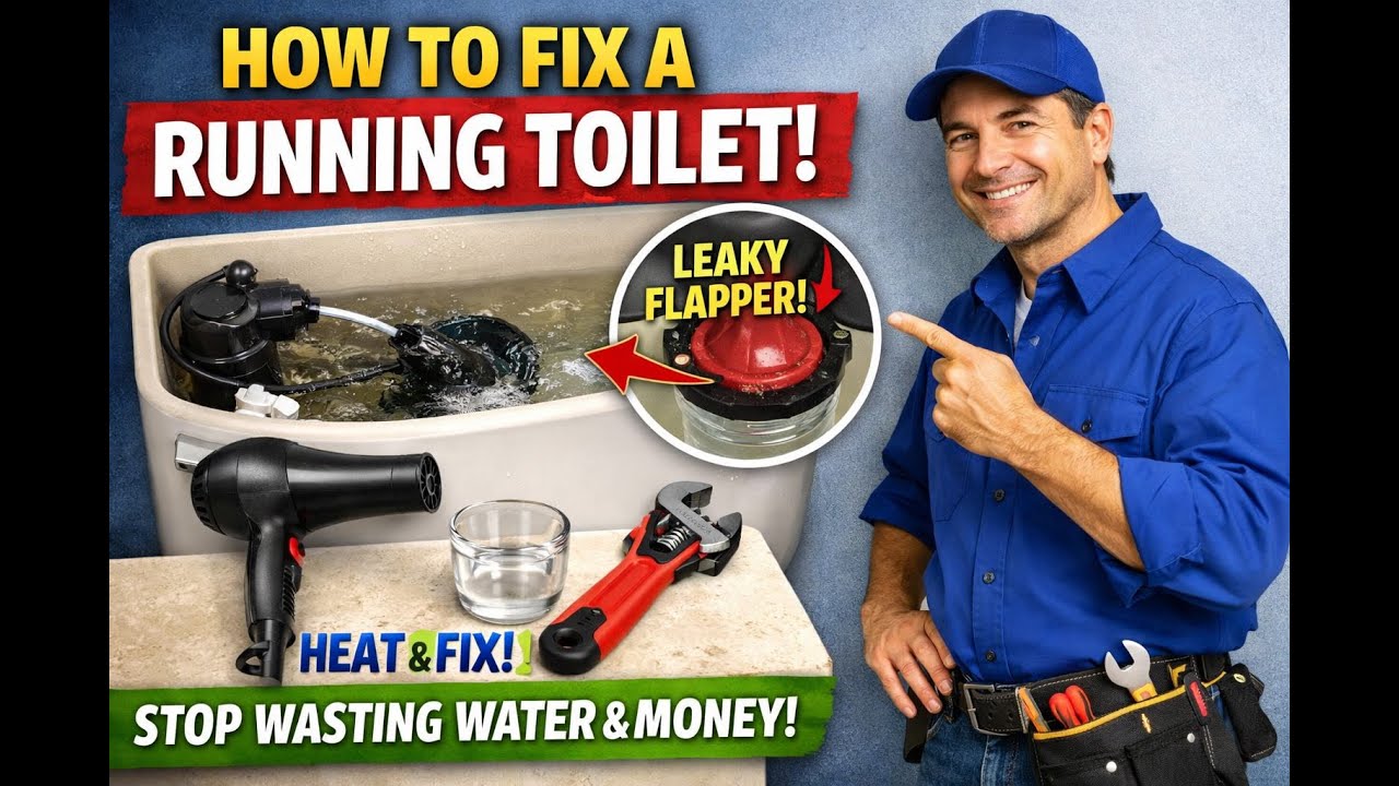 How to Fix a Running Toilet (Stop Wasting Water & Money!)