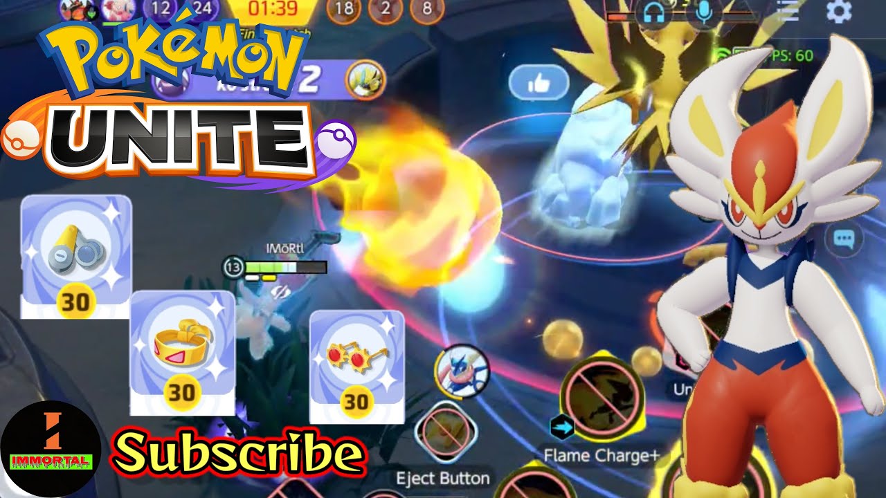 CINDERACE cute and funny scenes l Pokémon Unite Hindi Gameplay | Pokémon Unite