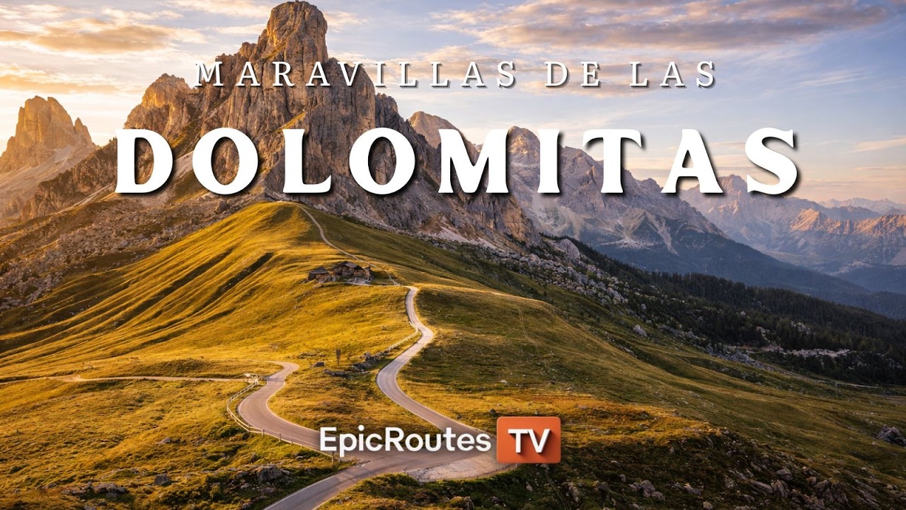 Maravillas de las Dolomitas | Los lugares más hermosos de las Dolomitas, Italia | Viaje en 4K