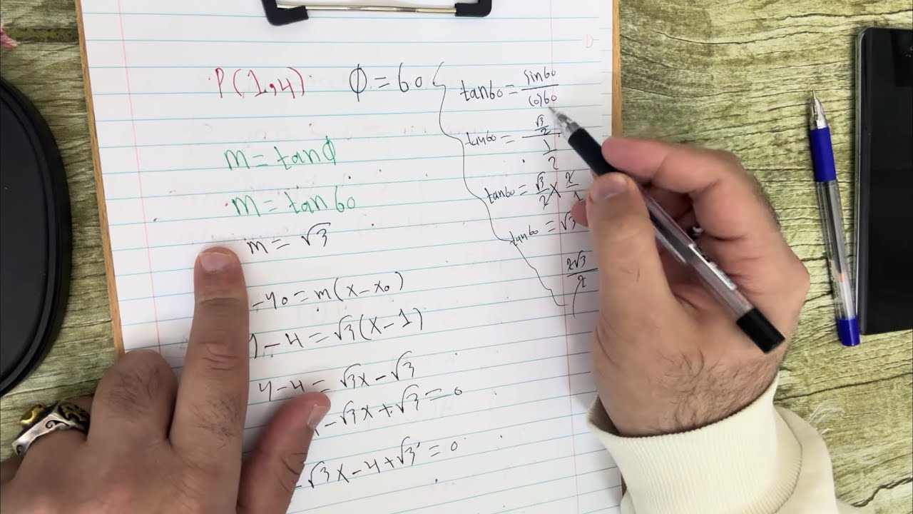 معادلة المماس الجزء الثاني والأخير 